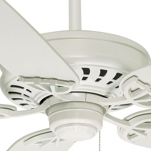  Casablanca 54019 Concentra 54-Inch 5-Blade Ceiling Fan, Snow White with Matte Snow White Blades