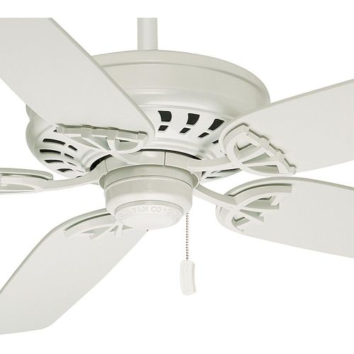  Casablanca 54019 Concentra 54-Inch 5-Blade Ceiling Fan, Snow White with Matte Snow White Blades