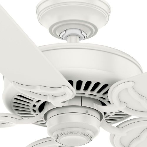  Casablanca 55068 Panama 54 Ceiling Fan with Wall Control, Large, Fresh White