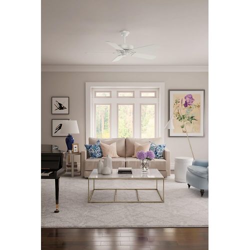  Casablanca 55068 Panama 54 Ceiling Fan with Wall Control, Large, Fresh White