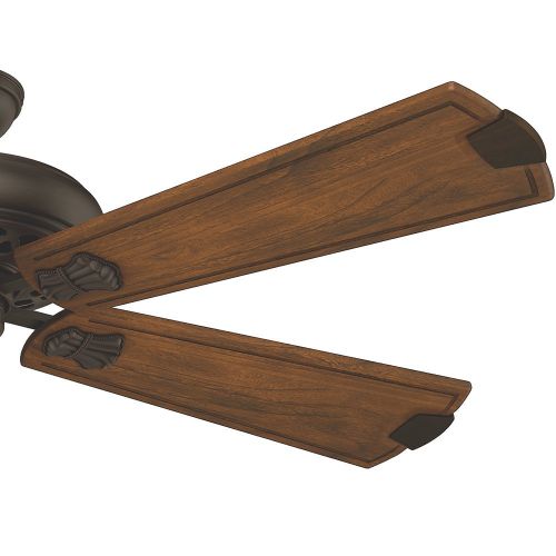  Casablanca 55035 Fellini 60-Inch Ceiling Fan with Five Walnut Blades and Wall Control, Brushed Cocoa