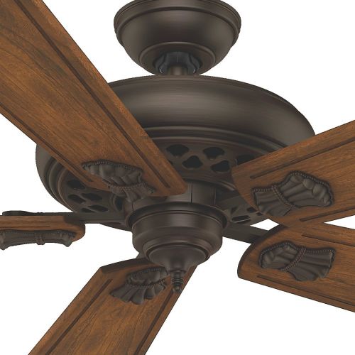  Casablanca 55035 Fellini 60-Inch Ceiling Fan with Five Walnut Blades and Wall Control, Brushed Cocoa