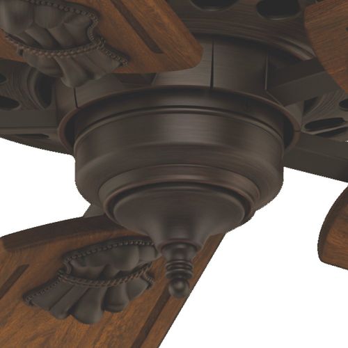  Casablanca 55035 Fellini 60-Inch Ceiling Fan with Five Walnut Blades and Wall Control, Brushed Cocoa