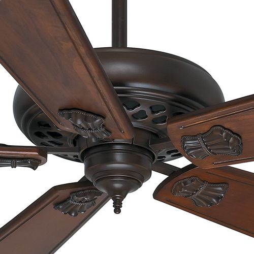  Casablanca 55035 Fellini 60-Inch Ceiling Fan with Five Walnut Blades and Wall Control, Brushed Cocoa