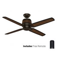 Casablanca Outdoor Ceiling Fan 59124, Aris Brushed Cocoa 54 (Remote Included)