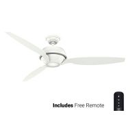 Casablanca Ceiling Fan 59121, Riello White 60 with Light (Remote Included)