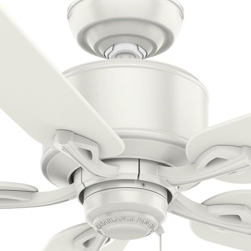  Casablanca 54193 54 Compass Point Ceiling Fan, Large, Fresh White