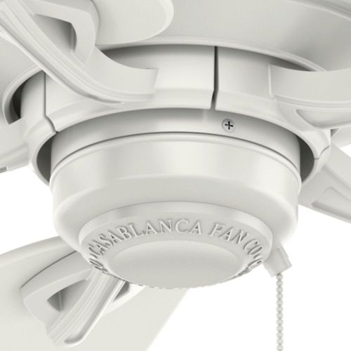  Casablanca 54193 54 Compass Point Ceiling Fan, Large, Fresh White