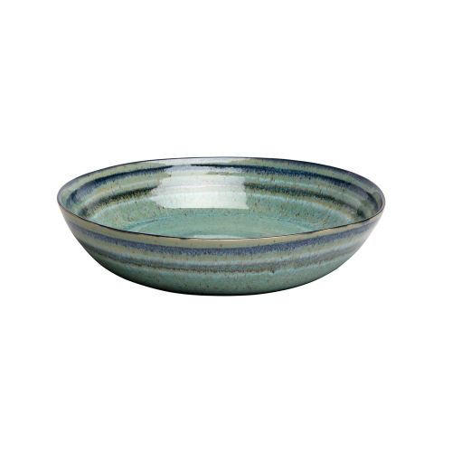  Casafina Sausalito Collection Stoneware Ceramic Pasta/Serving Bowl 13, Green