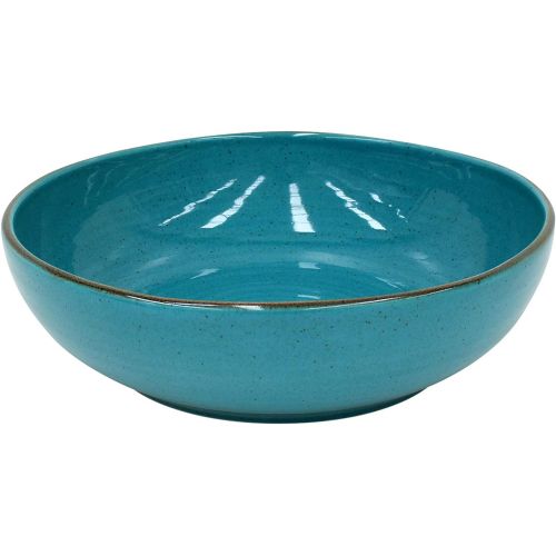  Casafina Sardegna Collection Stoneware Ceramic Pasta/Serving Bowl 11.75, Blue