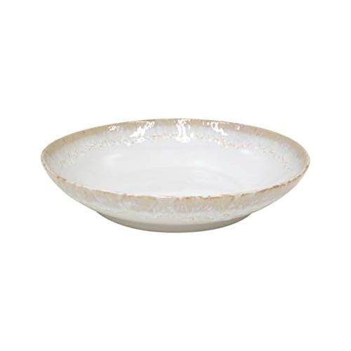  Casafina Taormina Collection Stoneware Ceramic Pasta/Serving Bowl 13.25, White