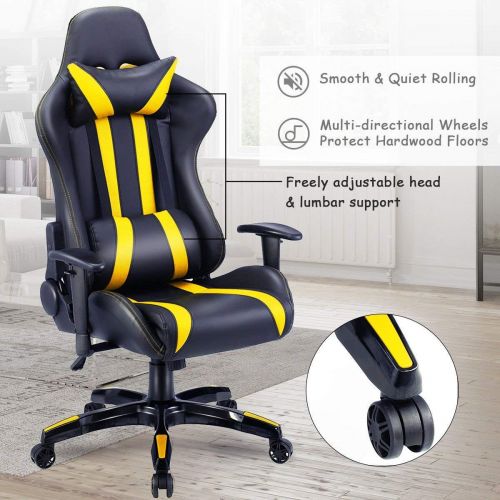  Casart Executive Racing Style High Back Reclining Chair Gaming Chair Office Computer