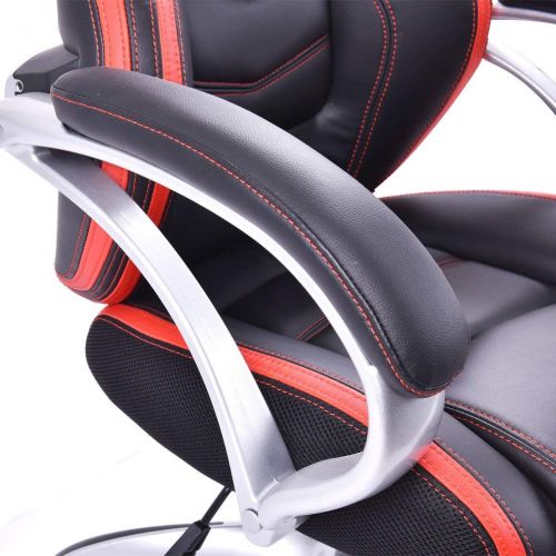  Casart Executive Racing Gaming Office Chair PU Leather Bucket Seat Desk Chair Gaming Chair