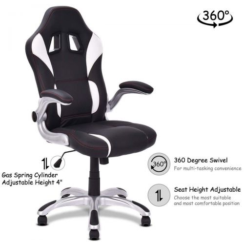  Casart High Back Racing Style Office Chair Gaming Chair Adjustable Armrest