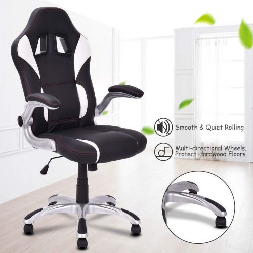  Casart High Back Racing Style Office Chair Gaming Chair Adjustable Armrest