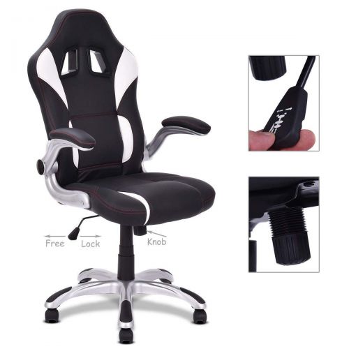  Casart High Back Racing Style Office Chair Gaming Chair Adjustable Armrest