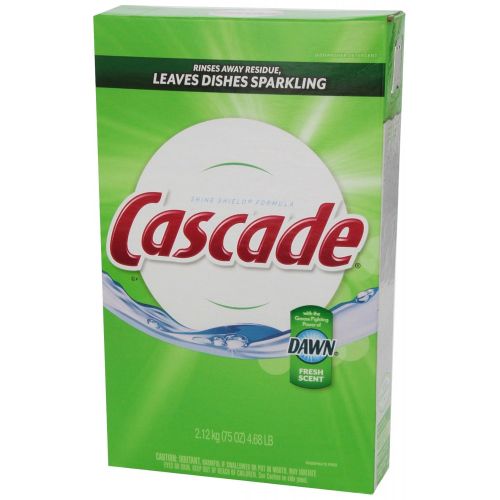  Cascade Fresh Scent Powder Dishwasher Detergent, 75 Ounce - 7 per case.