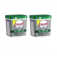 Cascade Platinum ActionPacs Dishwasher Detergent, Fresh Scent, 62 Count (Pack of 2)