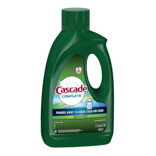  Cascade Complete All-in-1 Gel Dishwasher Detergent, Regular Scent, 75-Fluid Ounce Bottles (Pack of 8)