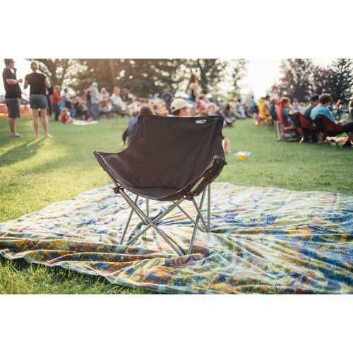  Cascade TravelChair ABC Chair, Built for Amphitheater, Beach and Concert Seating, Black.