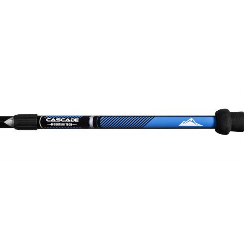  Cascade Mountain Tech Twist Lock Trekking Poles - Lightweight with Anit-Shock for Walking and Hiking Poles