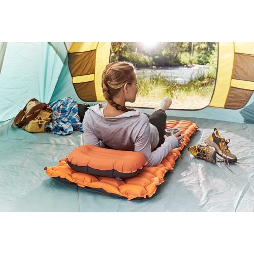  Cascade Mountain Tech Camping Sleeping Pad with Pillow Carry Bag