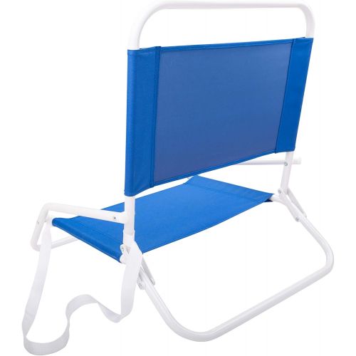  Cascade Mountain Tech Low Profile Beach Chair, One Size, Blue
