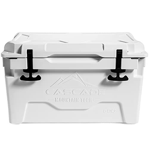  Cascade Mountain Tech Rotomolded Cooler Heavy Duty for Camping, Fishing, Tailgating, Barbeques, and Outdoor Activities