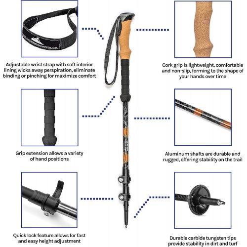  Cascade Mountain Tech Trekking Poles