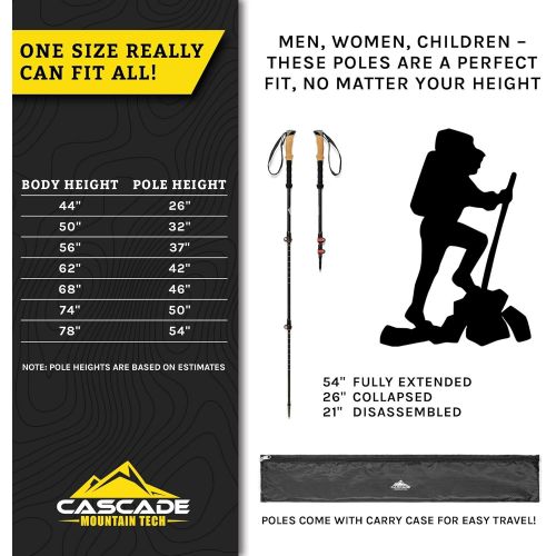  Cascade Mountain Tech Trekking Poles