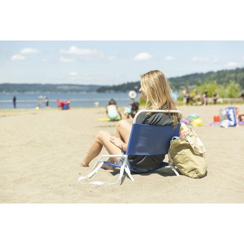  Cascade Mountain Tech Low Profile Beach Chair, One Size, Blue