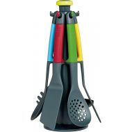 Casdon Joseph Joseph Elevate | Colourful Kitchen Utensil Set for Children Aged 3 Years & Up | Comes with Rotating Storage Stand!