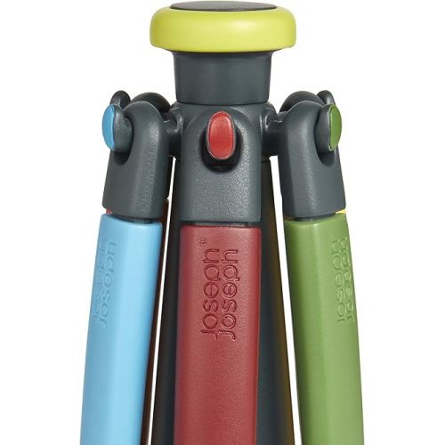  Casdon Joseph Joseph Elevate | Colourful Kitchen Utensil Set for Children Aged 3 Years & Up | Comes with Rotating Storage Stand!