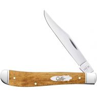 Case XX WR POCKET KNIFE SMOOTH ANTIQUE BONE SLIMLINE TRAPPER, ITEM 58203, LENGTH CLOSED 4 1/8 INCH (61048 SS)