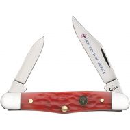 Case Half Whittler 18041 BSA Gift Tin with Standard Jig Dark Red Bone Handle