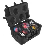 Case Club Heavy Duty Waterproof Bowling Ball Cases with Wheels and Extension Handle