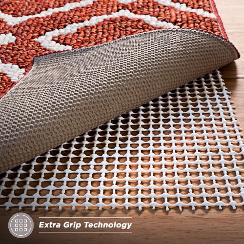  Case Okay Non-Slip Rug Pad for Hard Floors, Extra-Strong-Grip Thick Padding (2x8-Feet)