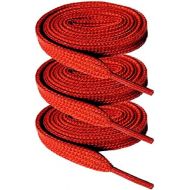 CaseHQ Flat Shoelaces 5/16 Wide Many Colors and 52 Lengths For Sneakers Shoes Canvas Sneaker Boot Strings