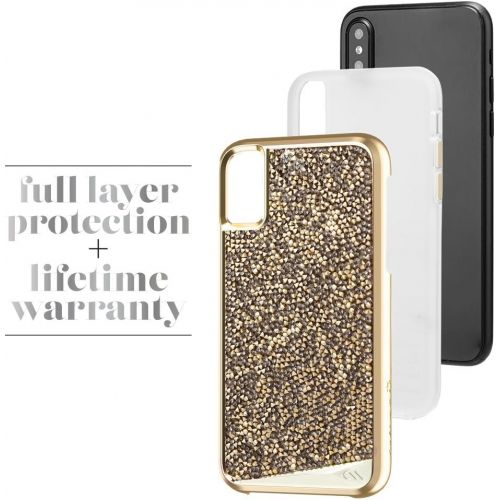  Case-Mate iPhone X Case - Brilliance - 800+ Genuine Crystals - Protective Design for Apple iPhone 10 - Lace