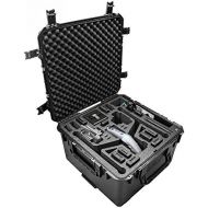 CasePro CP-DJI-Inspire-2 Wheeled Hard Case Landing Mode, Black