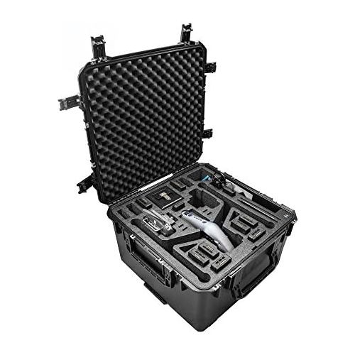  CasePro CP-DJI-Inspire-2 Wheeled Hard Case Landing Mode, Black