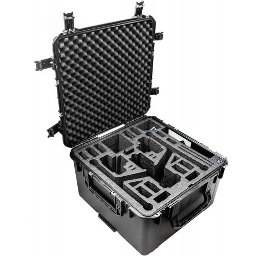  CasePro CP-DJI-Inspire-2 Wheeled Hard Case Landing Mode, Black