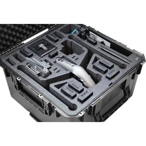  CasePro CP-DJI-Inspire-2 Wheeled Hard Case Landing Mode, Black