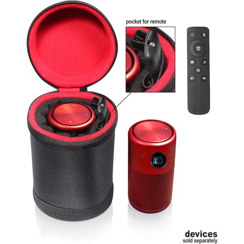  [아마존베스트]CaseSack Customized Stand Case for Nebula Capsule, Designed to Keep The Nebula Smart Portable Wi-Fi Mini Projector in Original Stand Status, Excellent Soft Padding, Room for The Remote Cont