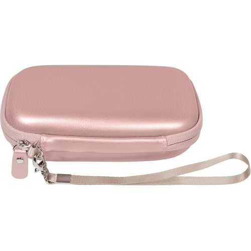  Casesack case for Fujifilm Instax Mini Link Smartphone Printer, Also Good for Canon Ivy CLIQ+, CLIQ, CLIQ 2, CLIQ+2, HP Sprocket 1st/ 2nd, Kodak Smile Series (Rose Gold)