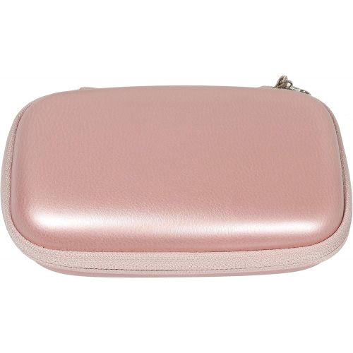  Casesack case for Fujifilm Instax Mini Link Smartphone Printer, Also Good for Canon Ivy CLIQ+, CLIQ, CLIQ 2, CLIQ+2, HP Sprocket 1st/ 2nd, Kodak Smile Series (Rose Gold)