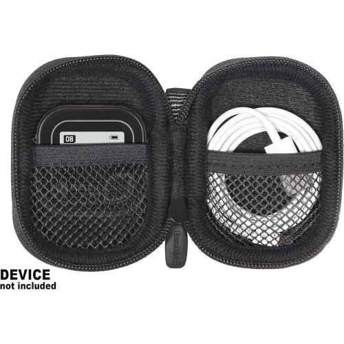  CaseSack Golf Course GPS Case Compatible with GolfBuddy Voice, Voice 2, Bushnell NeoGhost, Garmin 010-01959-00 Approach G10, Mesh Pouches in Both lid and Base for GPS and Cable sep