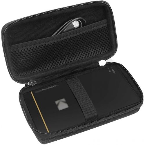  [아마존베스트]CaseSack Instant Printer Case for Kodak Mini 2 HD Wireles, Mini Mobile Wi-Fi & NFC Printer, Pickit M2, SereneLife 2x3 Instant Porter Printer, Mesh Pocket for Photo Paper and Cable