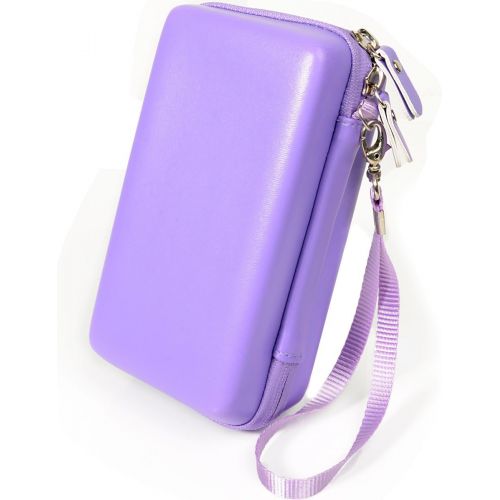  [아마존베스트]CaseSack Purple Instant Printer Case for Kodak Mini 2 HD Wireles, Mini Mobile Wi-Fi & NFC Printer, Lifeprint 2x3 Portable Photo and Video Printer, Pickit M2, SereneLife 2x3 Instant Porter P