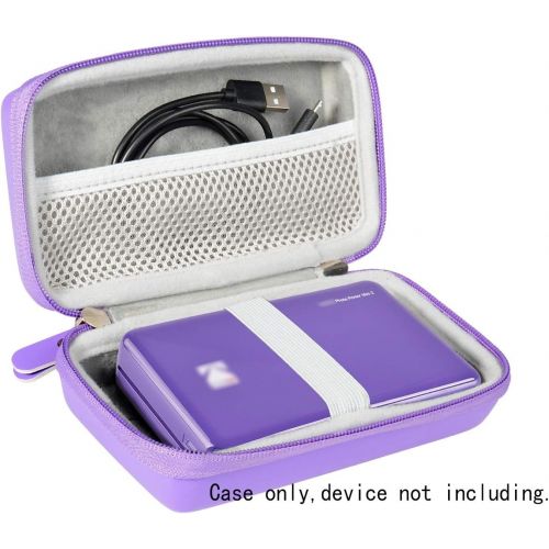  [아마존베스트]CaseSack Purple Instant Printer Case for Kodak Mini 2 HD Wireles, Mini Mobile Wi-Fi & NFC Printer, Lifeprint 2x3 Portable Photo and Video Printer, Pickit M2, SereneLife 2x3 Instant Porter P